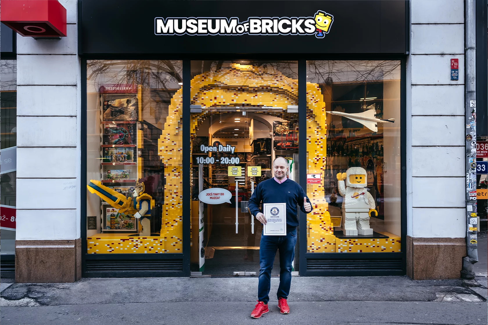 Miloš Křeček provozuje pět poboček Museum of Bricks